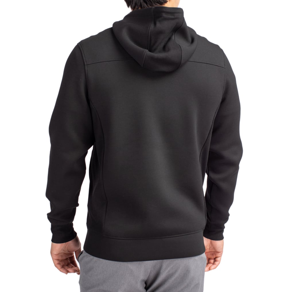  Marshall Thundering Herd Cutter & Buck Roam Eco Recycled Half-Zip Pullover Hoodie - Black